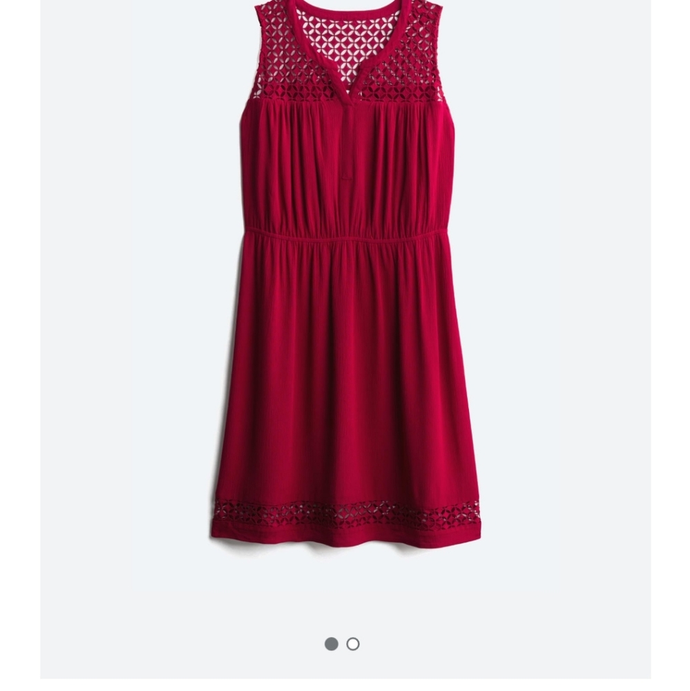 Market & Spruce Kendrie eyelet detail dress